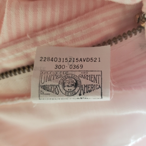 Vintage Lee Womens Pink Striped High Rise Jeans-Size 9 - Picture 7 of 8